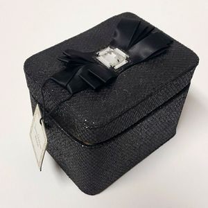 NEW 💞JEWELRY BOX black sparkle
